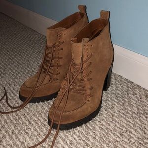 Brand new suede booties, Sam Edelman Circus